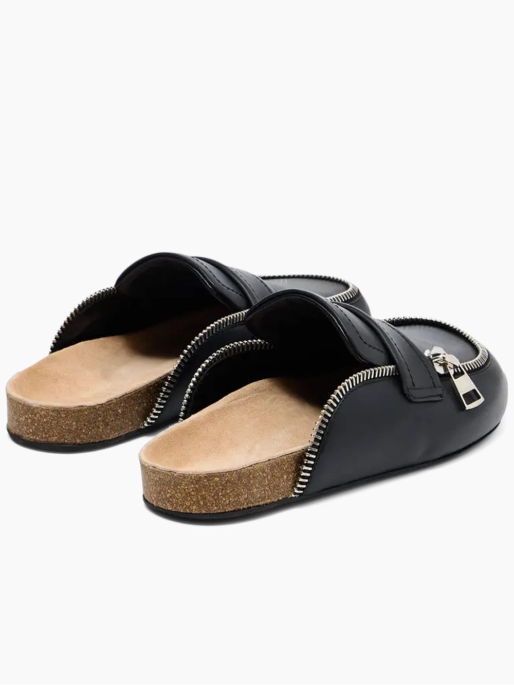 Sold❗️NEW JW ANDERSON Biker Black Leather Loafer Mule Size 37 - Picture 4 of 6